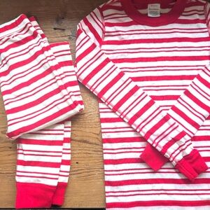 Hanna Anderson pajama set 8 (130 cm) Christmas PJ set Candy Cane
